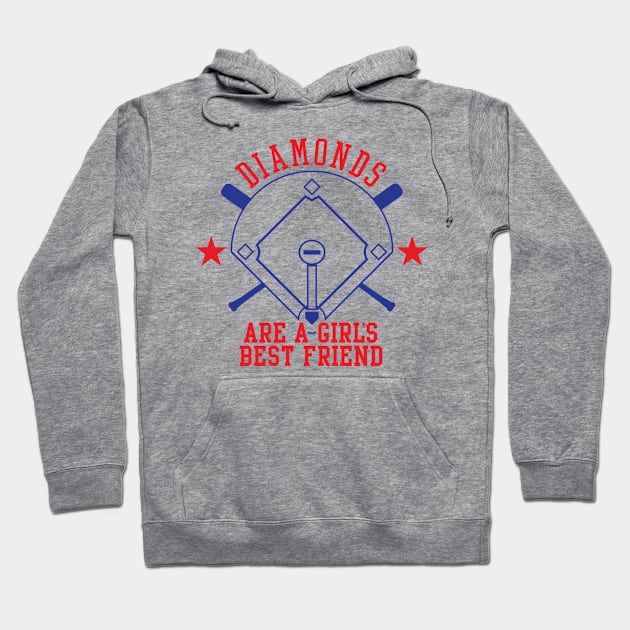 Diamonds are a girl's best friend Hoodie by MindsparkCreative